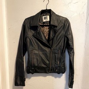 More faux leather jacket